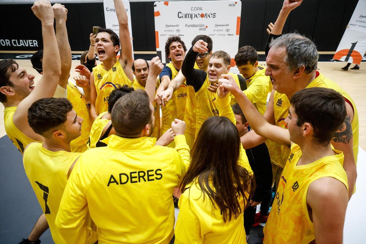 Éxito del Aderes Burjassot, equipo que representa al Valencia Basket en la Copa Campeones
