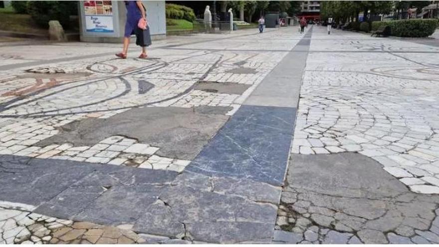 Cuesta prevé restaurar el mosaico del Paseo de los Álamos «antes de 2027»