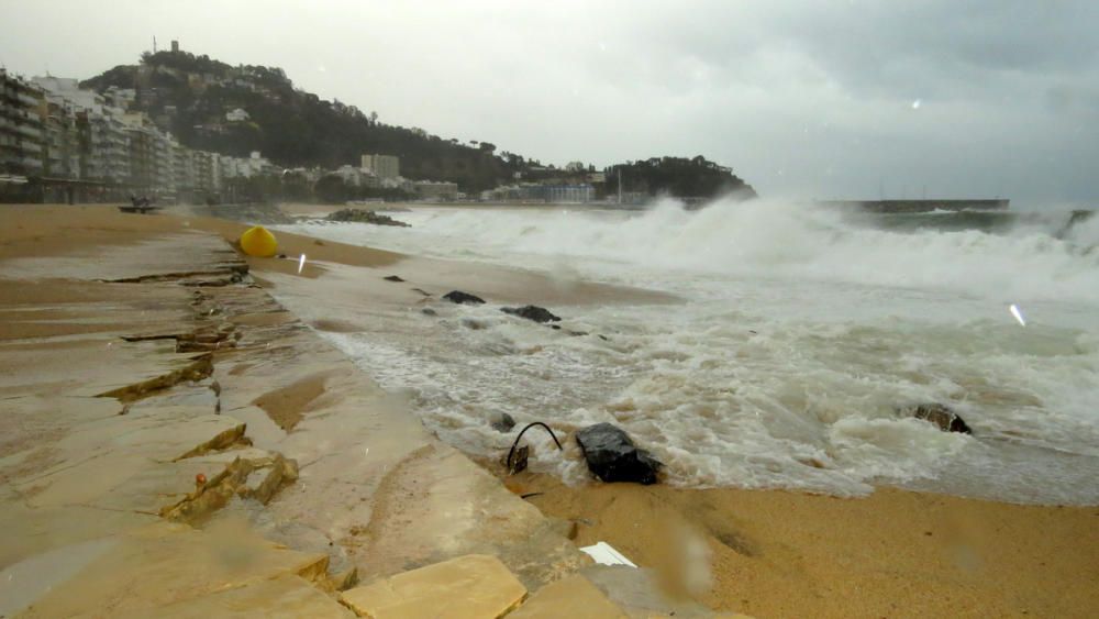 Temporal de vent i aigua a les comarques gironines