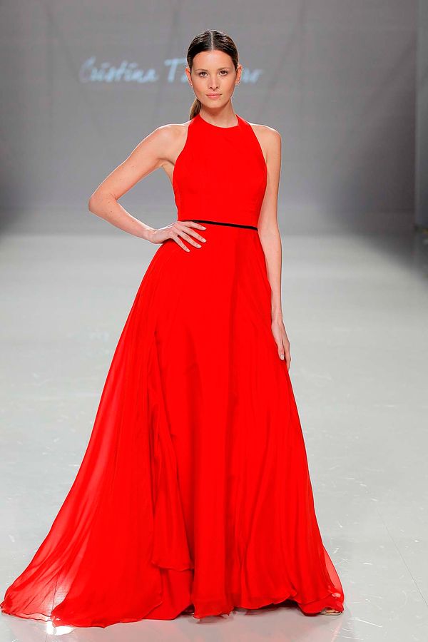 Vestidos rojos para invitadas de boda: Cristina Tamborero
