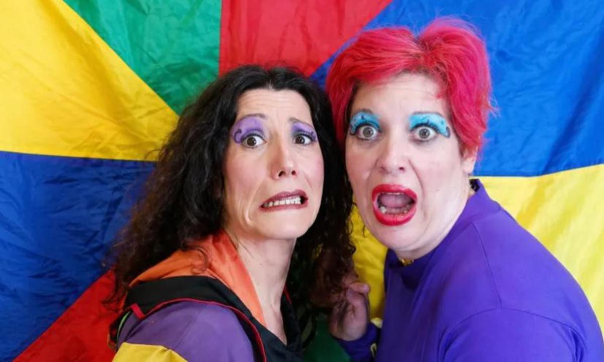 Las hermanas Nadia Nada y Todia Nada alegrarán la tarde de sábado.