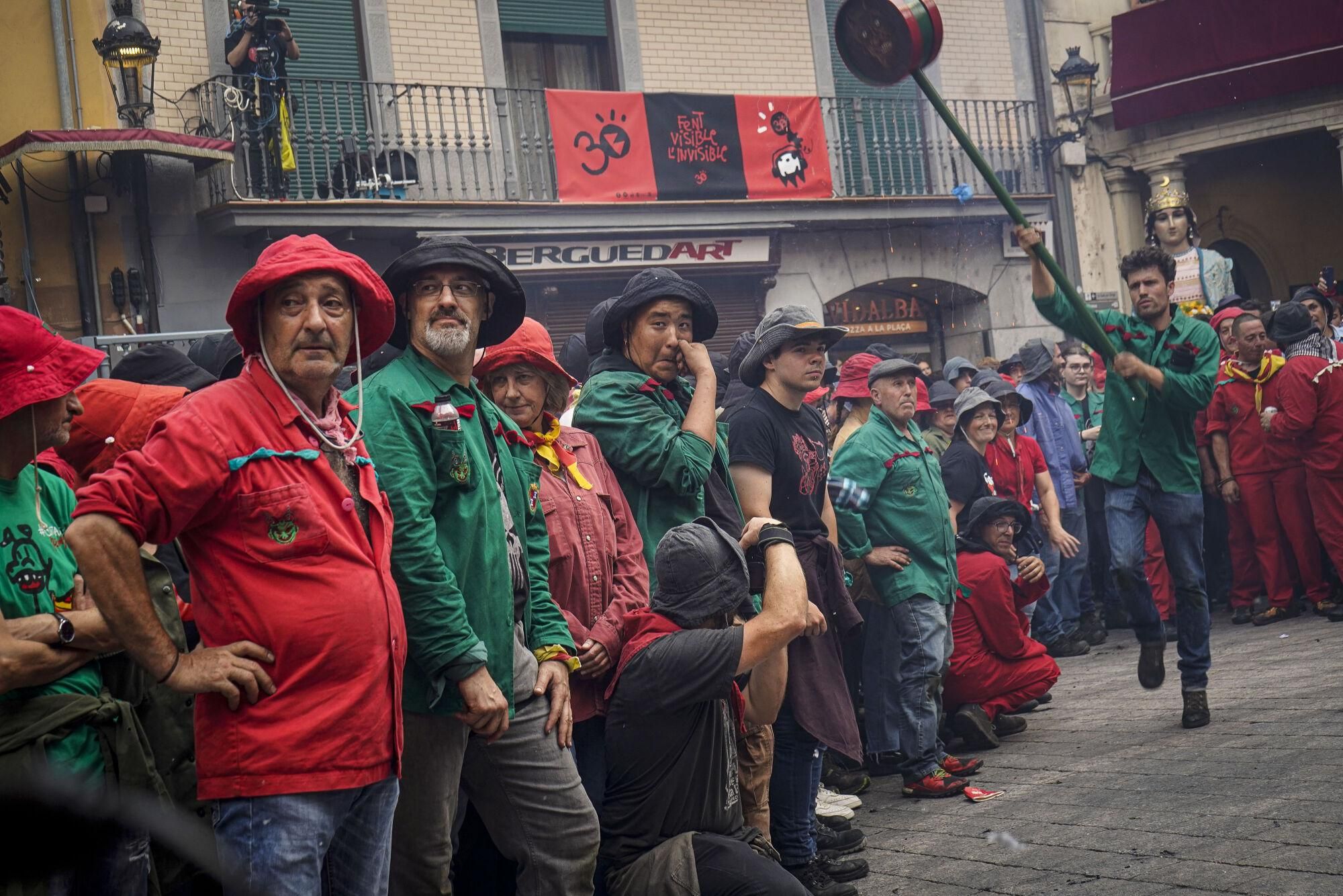 Així s'ha viscut el passacarrers de Patum de dissabte