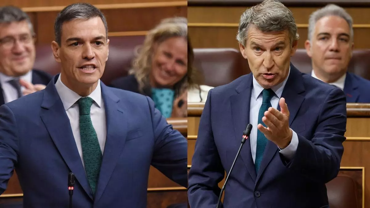 Bronca entre Sánchez y Feijóo en el Congreso:"¿Y qué es lo que quiere investigar usted? El televoto de Eurovisión"