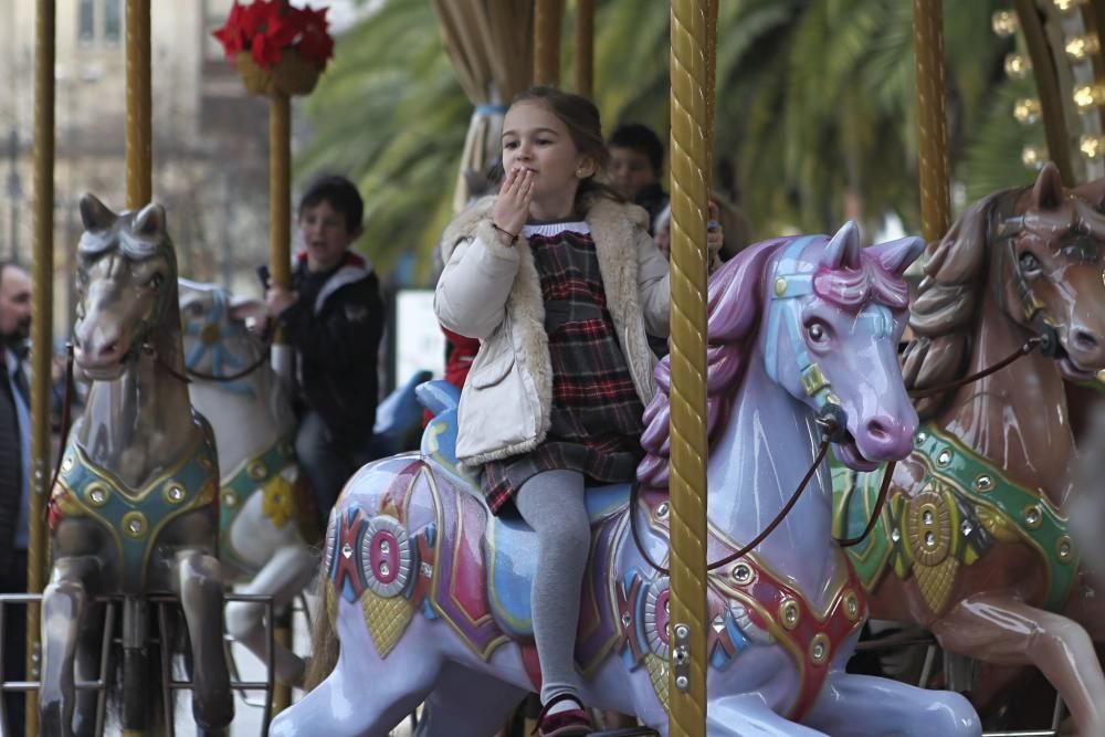 Ambiente navideño en Gijón