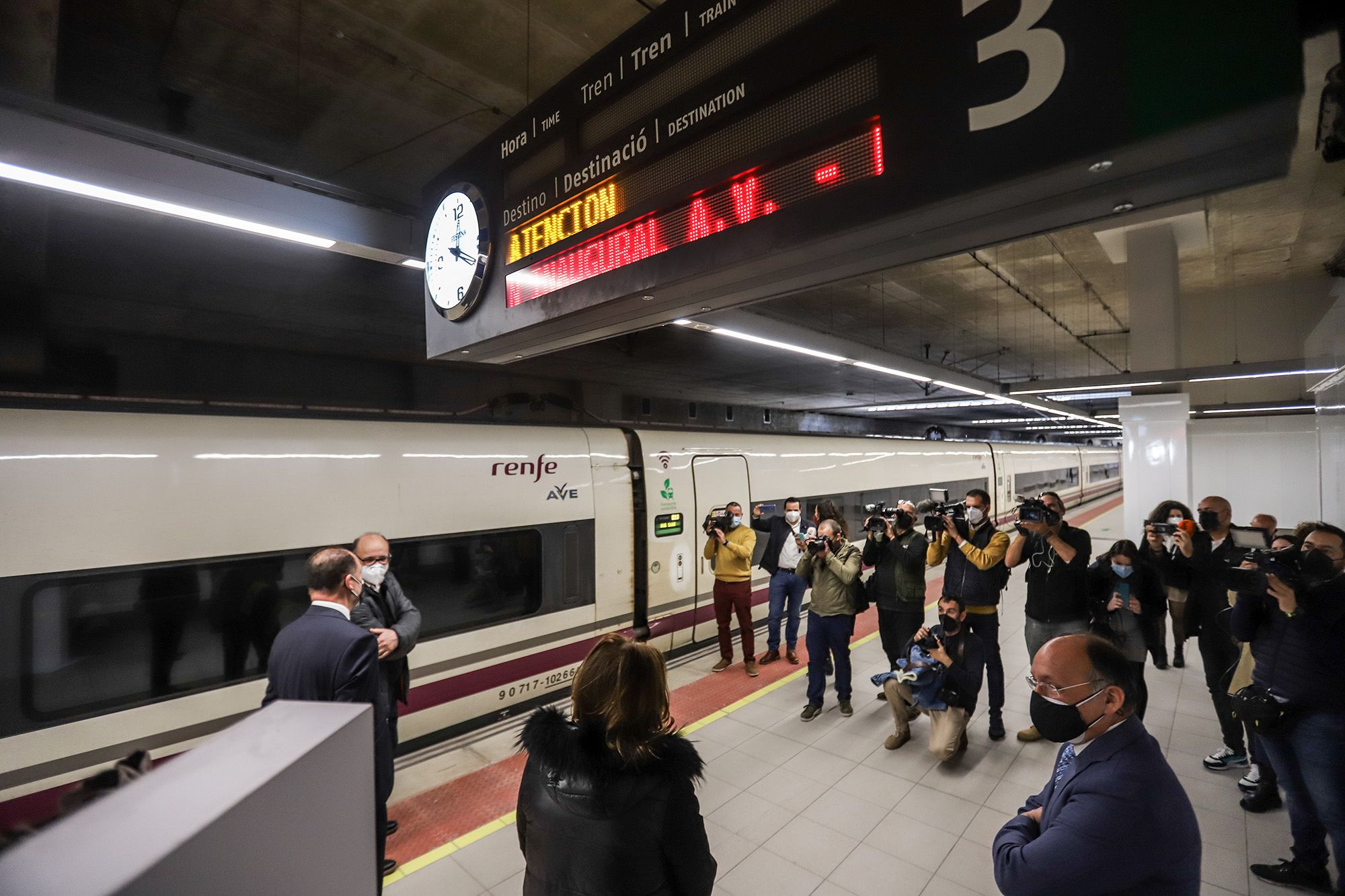 Así fue la inauguración de la nueva línea de AVE de Orihuela