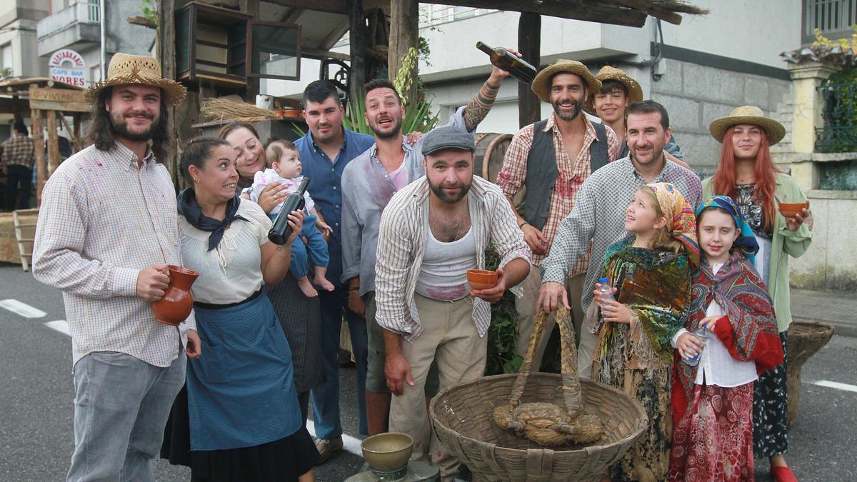 Fiesta y tradición del vino en Leiro