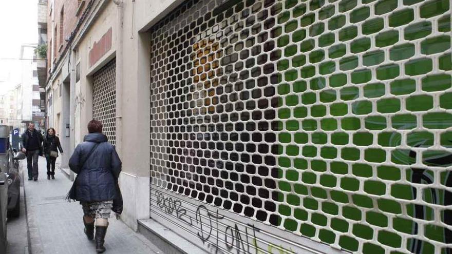 La tienda de la calle San Miguel, ya cerrada.