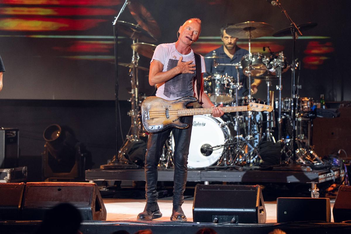 Concierto de Sting en Les Nits d'Occident celebrado en los jardenes del Palau de Pedralbes Concierto de Sting en Les Nits d'Occident celebrado en los jardenes del Palau de Pedralbes