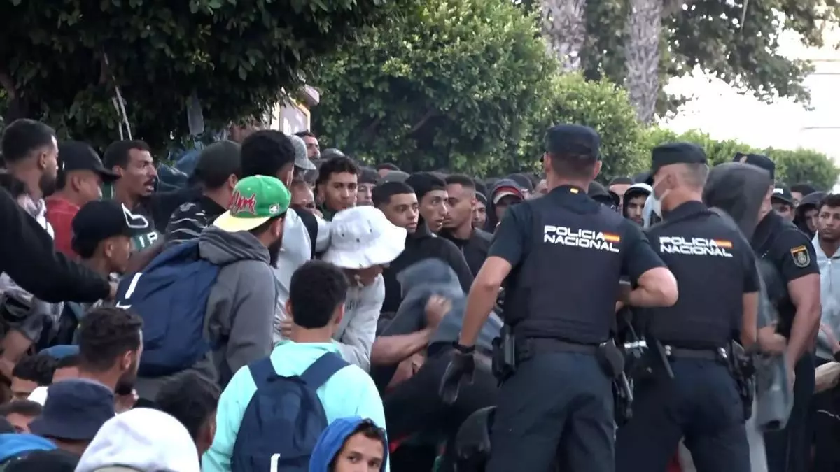 Momentos de tensión a las puertas del campamento de Loma Colmenar