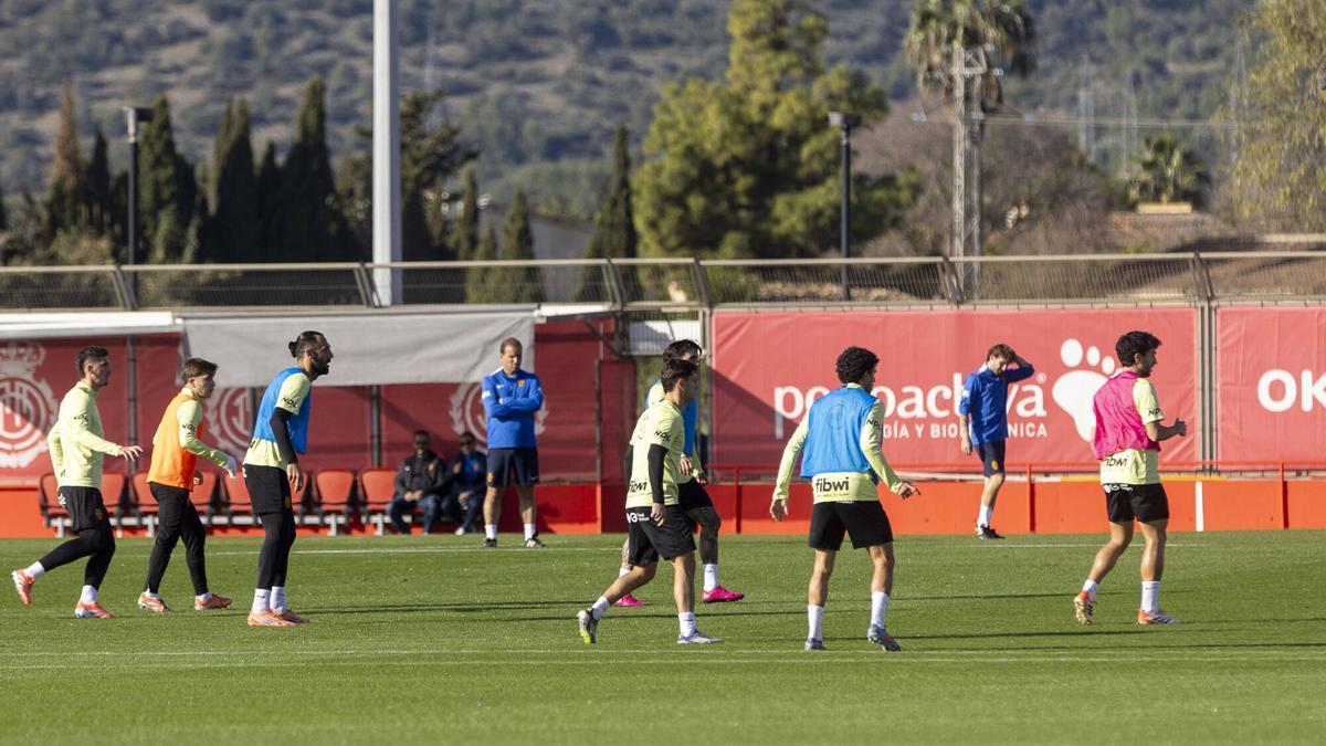 El Mallorca ha vuelto a los entrenamientos en Son Bibiloni