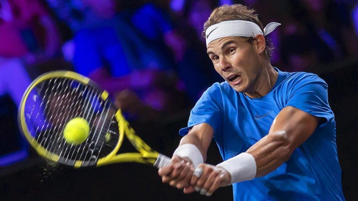 Rafa Nadal arrastra la lesión que le llevó a abandonar la Laver Cup