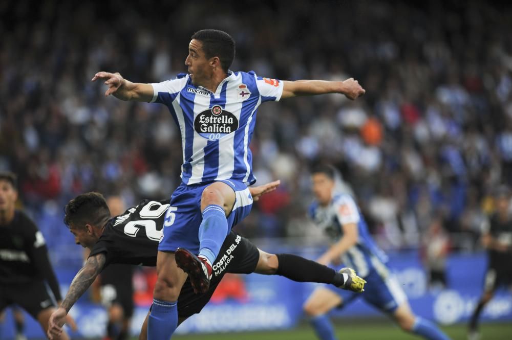 El Dépor remonta y le gana 4-2 al Málaga