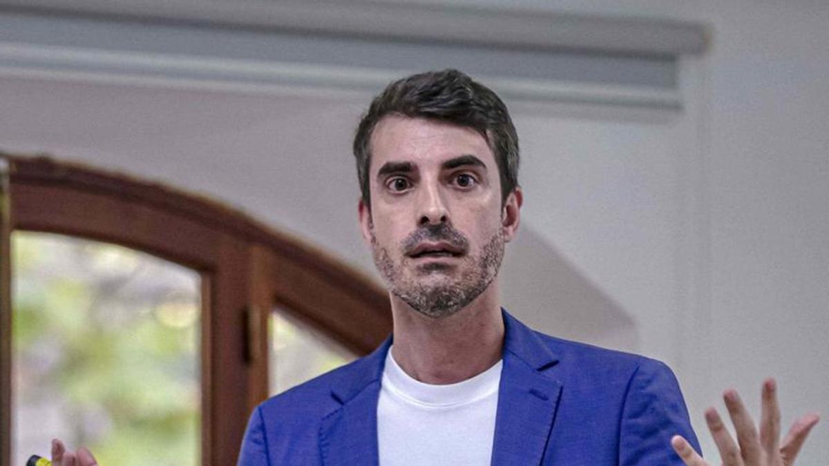 El politólogo Pablo Simón ayer en el salón de actos de La Misericòrdia.