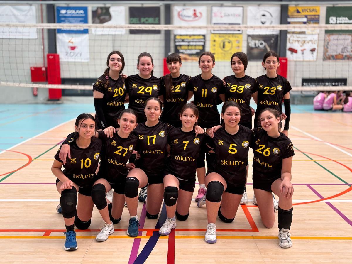 El infantil amarillo del CV Real de Gandia