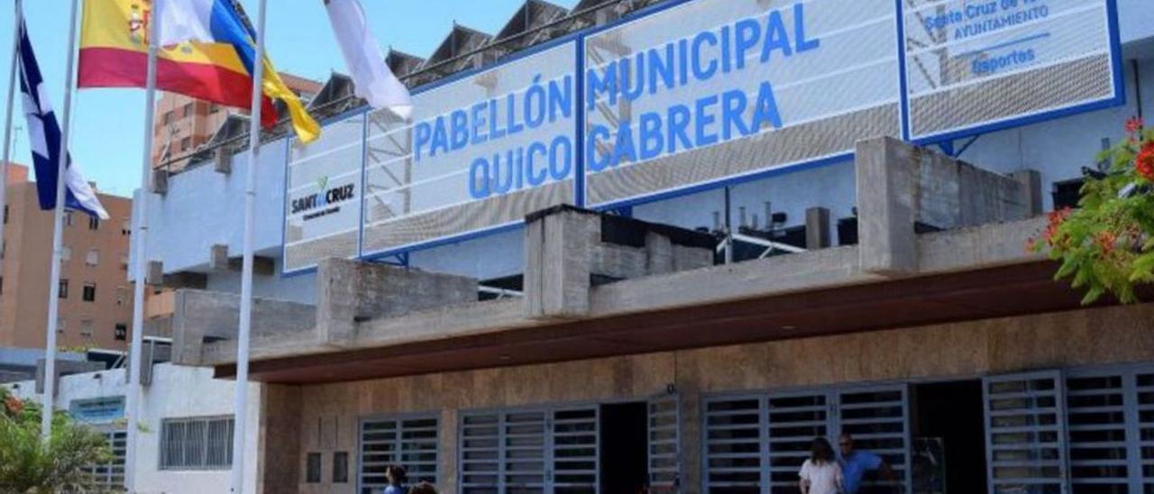 Zona del Pabellón de Deportes de la capital.