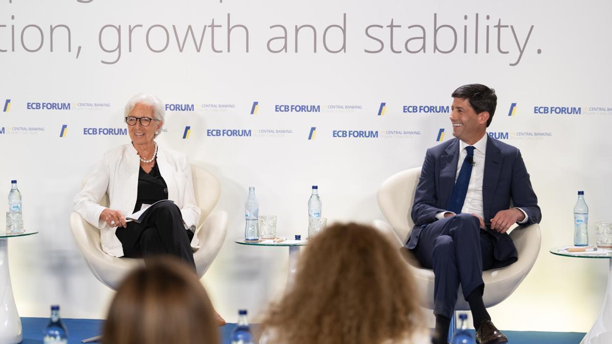 Warsh debuta en Europa sin dar pistas sobre los tipos mientras Lagarde ve menores riesgos de inflación