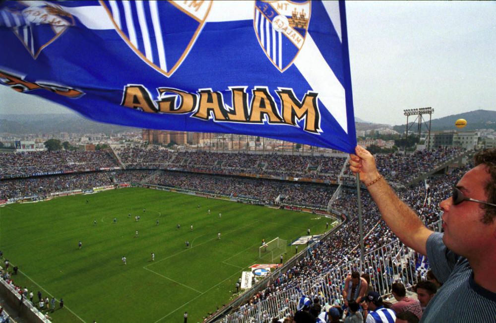 20 años del primer ascenso del Málaga CF a Primera