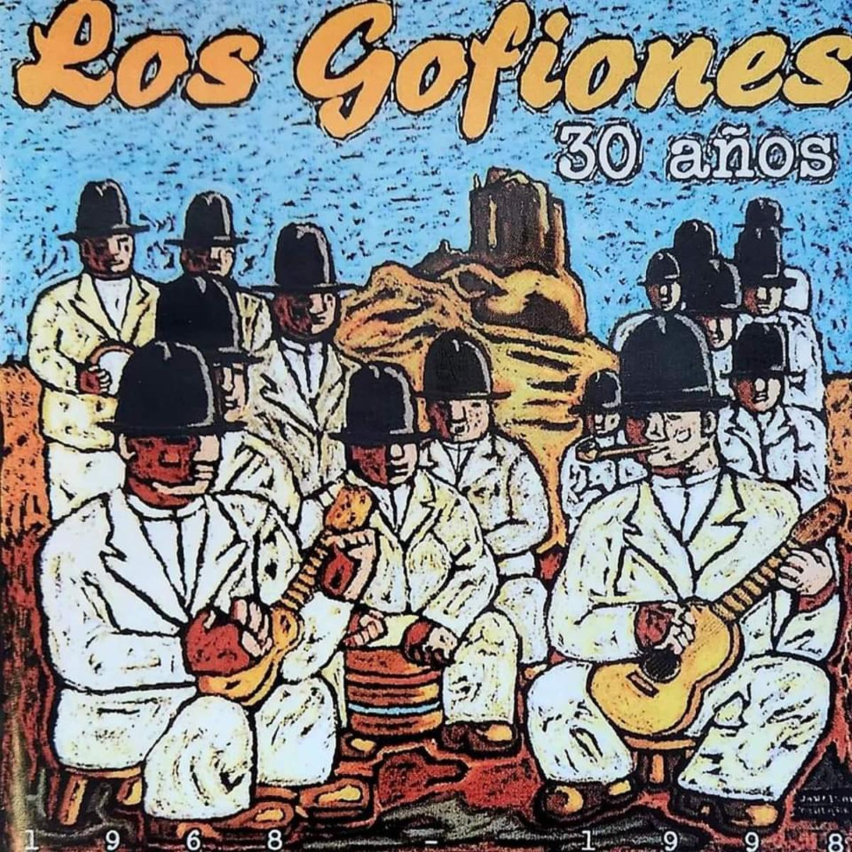 Carátula del álbum de Los Gofiones, publicado con motivo del 30 aniversario del grupo