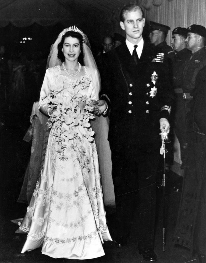 La boda de la reina Isabel II