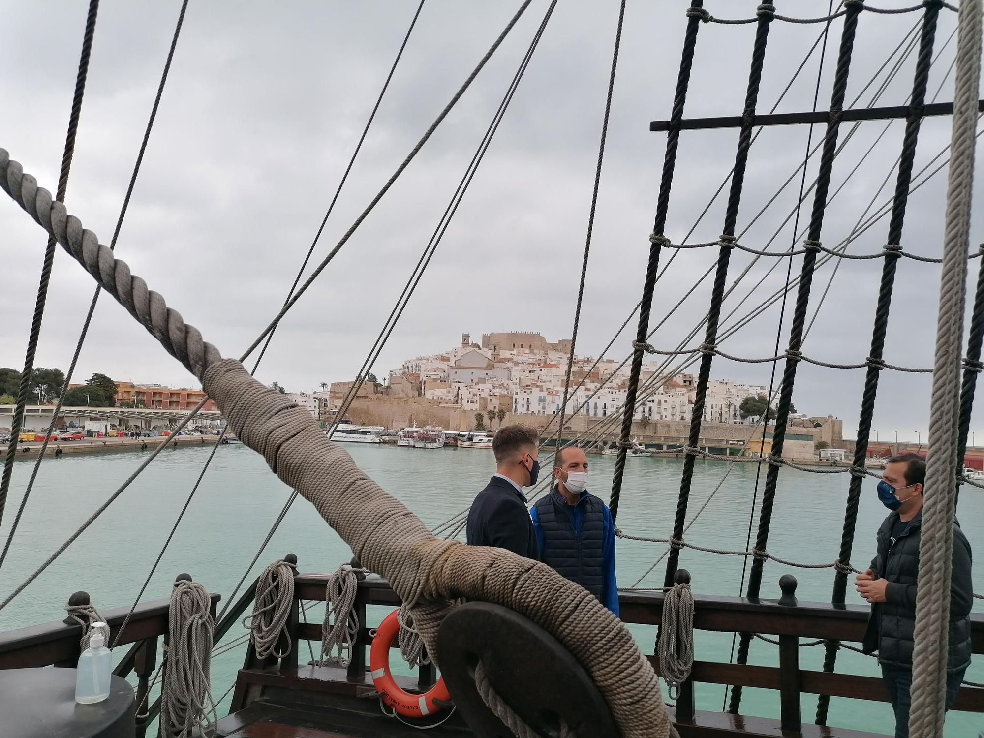 ¡Arriad velas! El 'Galeón Andalucía' ya puede visitarse en Peñíscola