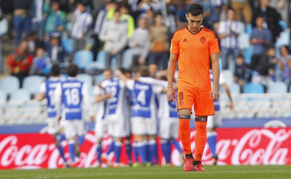 Las mejores imágenes del Real Sociedad - Valencia