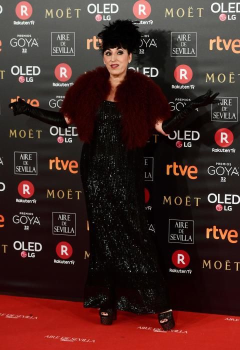 Alfombra roja de los Premios Goya 2018