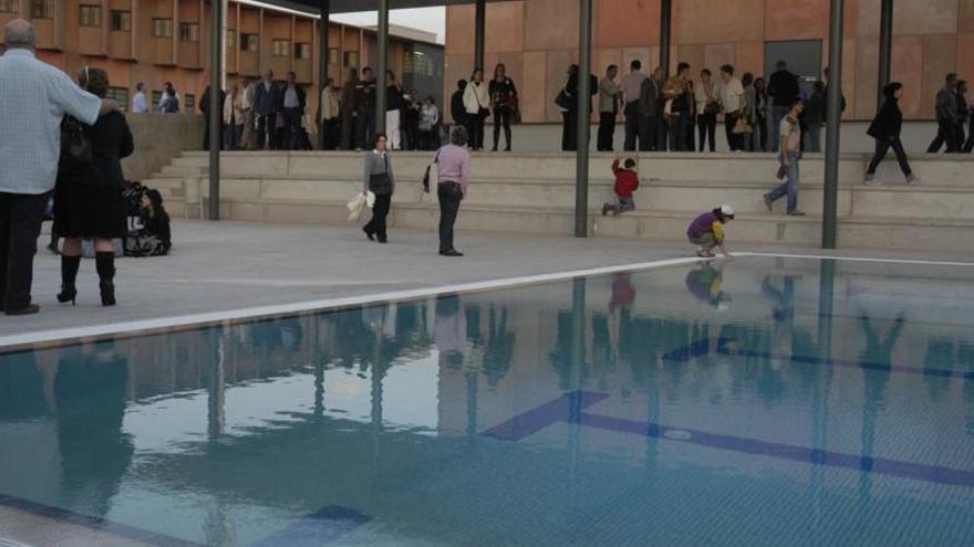 Una imatge de la piscina quan es va inaugurar el 2008