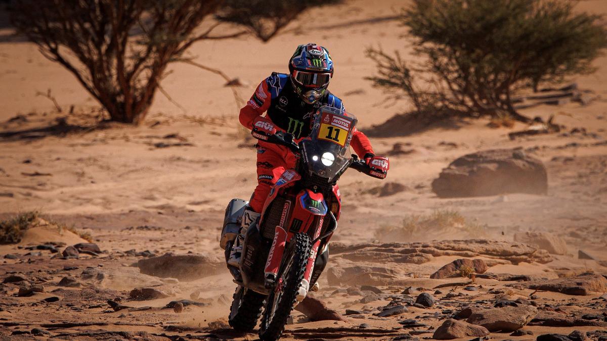 El chileno Cornejo, en una etapa del Dakar.