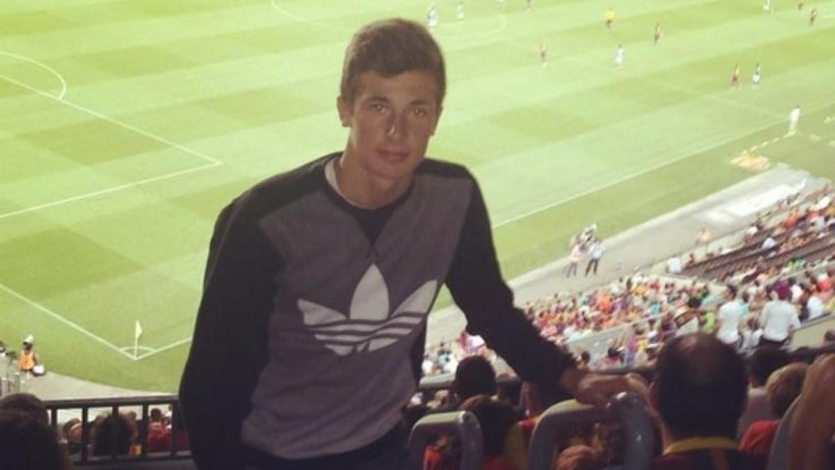 Iñaki Peña en el Camp Nou durante el Trofeu Joan Gamper de 2014