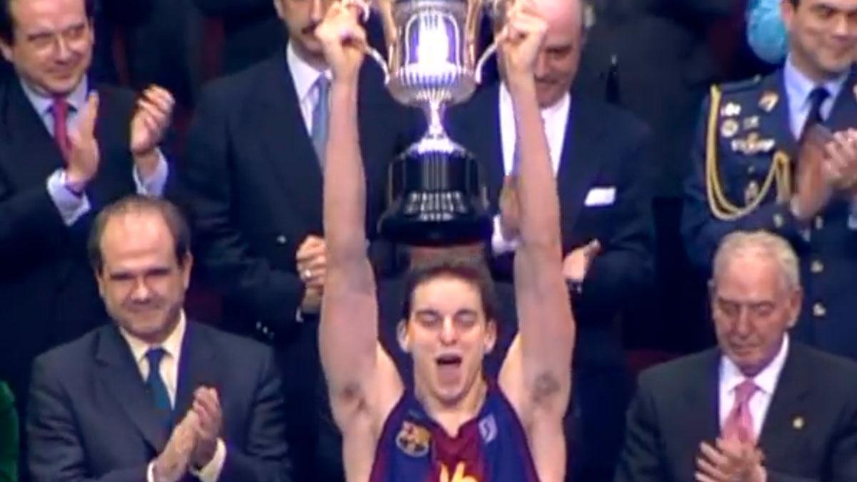 Pau Gasol, MVP de la Copa del Rey 2001