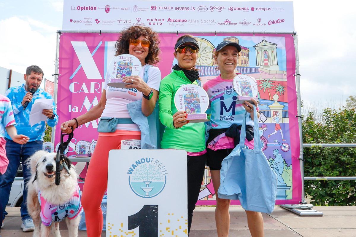 Las imágenes de la entrega de premios de la XI Carrera de la Mujer de Murcia