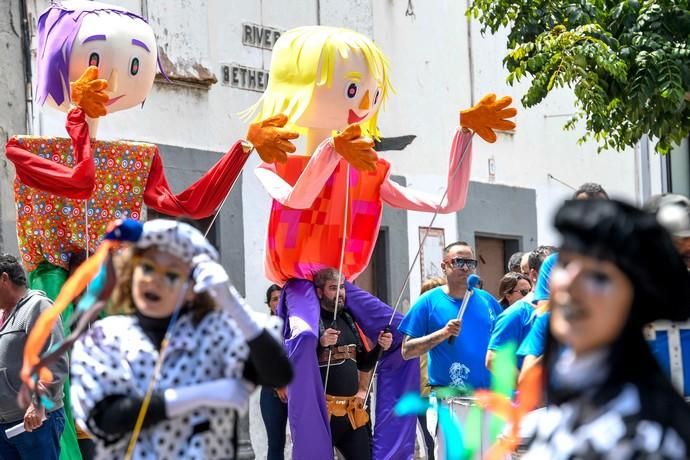 TELDE. SAN GREGORIO. TELDE. Telde cambia la hora. En la zona comercial abierta de San Gregorio se celebra el cambio de hora con diversas actividades. Hay ludoparque gigante, tiro con arco para niños, feria de artesanía, karts, entre otros.  | 30/03/2019 | Fotógrafo: Juan Carlos Castro