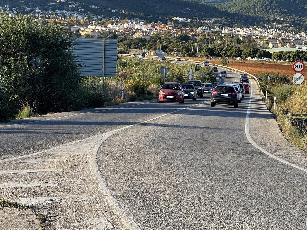 El nuevo vial por Tabico ha descongestionado la A-404 hacia la autovía.