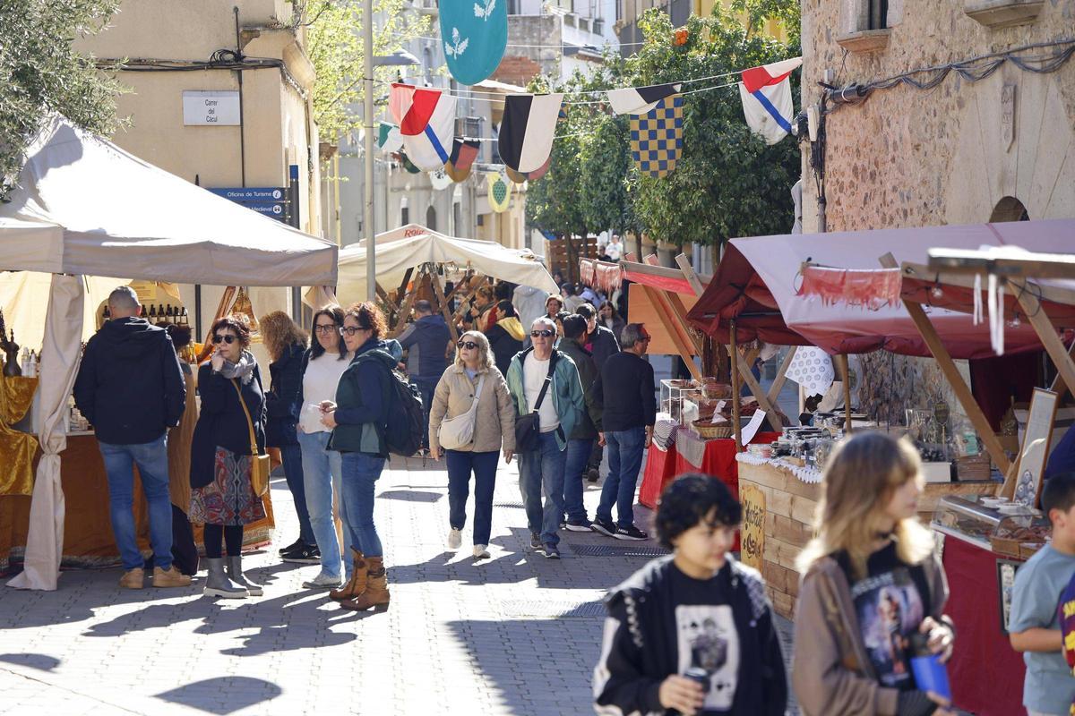 Les imatges del mercat medieval de Calonge