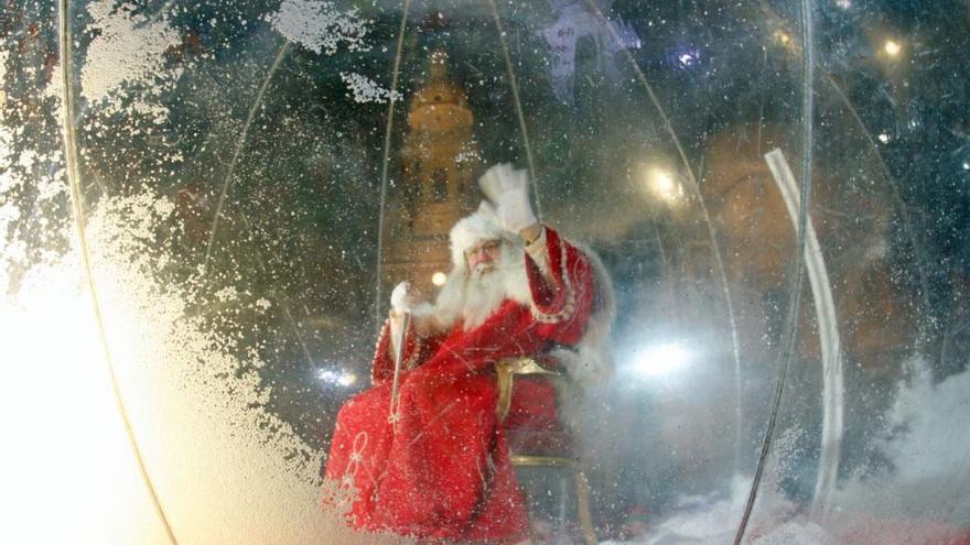 Papá Noel llega mañana sábado a Murcia