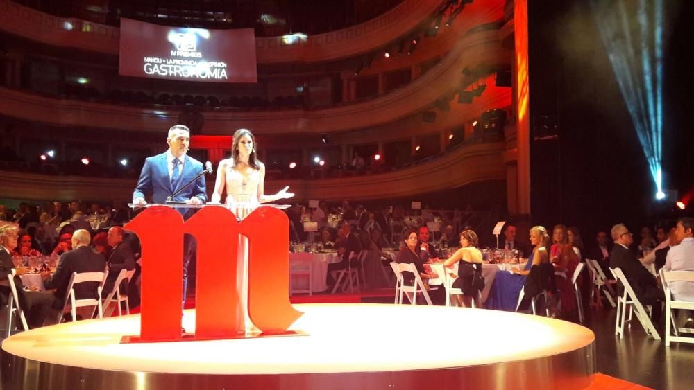 Los presentadores de la gala