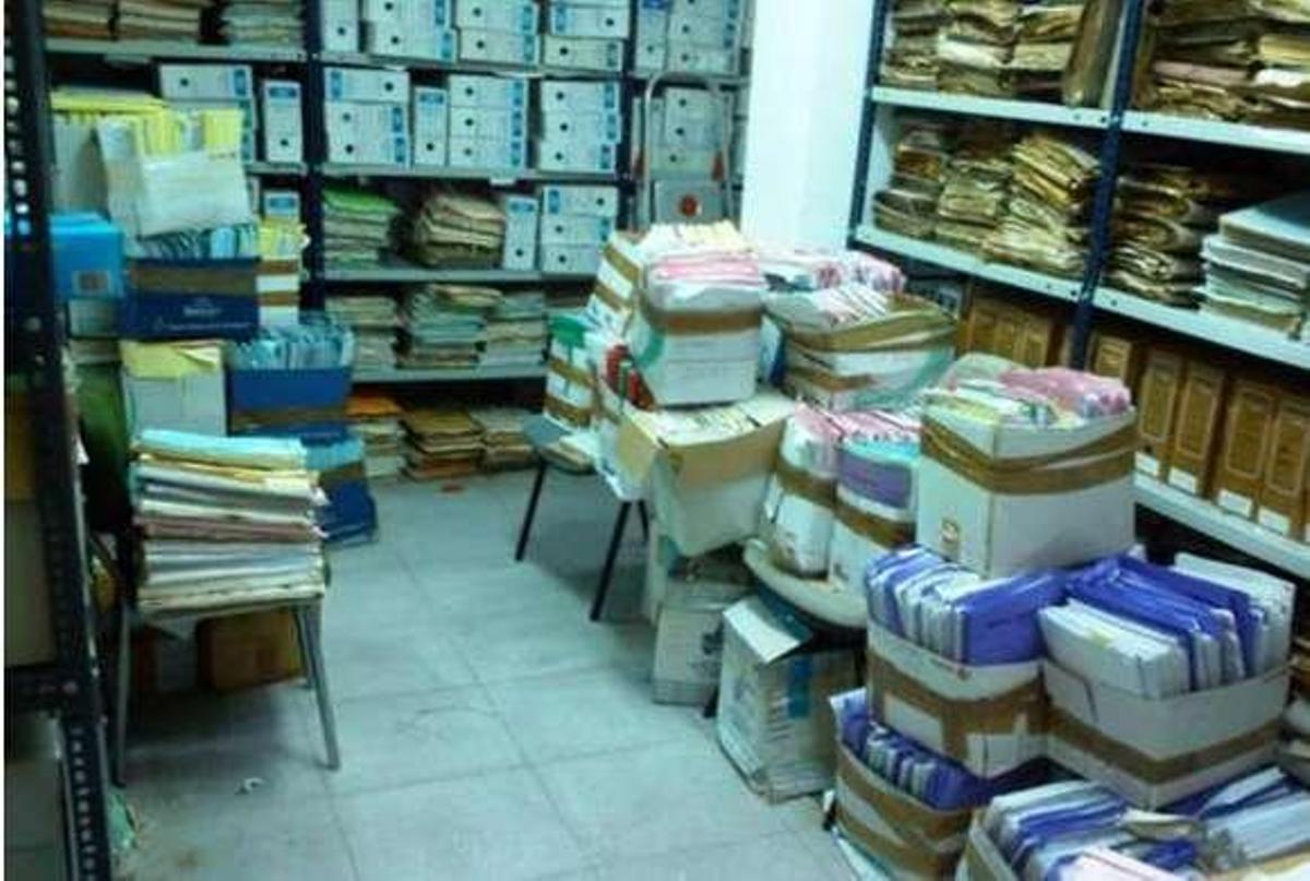 El colapso en los juzgados obliga a almacenar en otros edificios expedientes y piezas incautadas