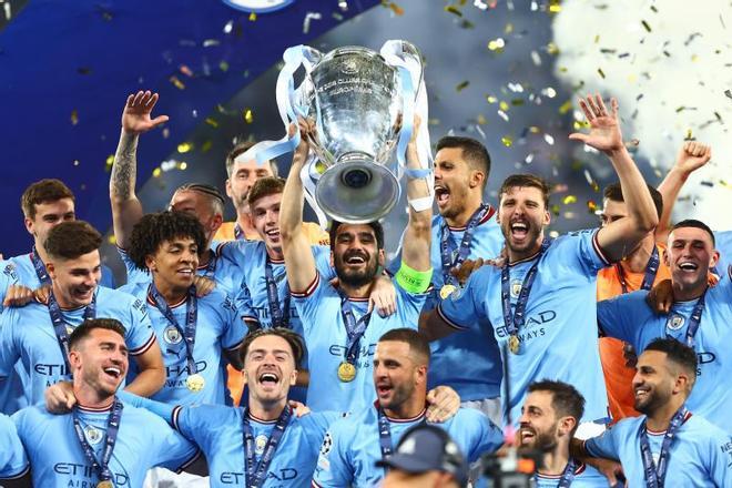 Las mejores imágenes de la final de la Champions entre City e Inter