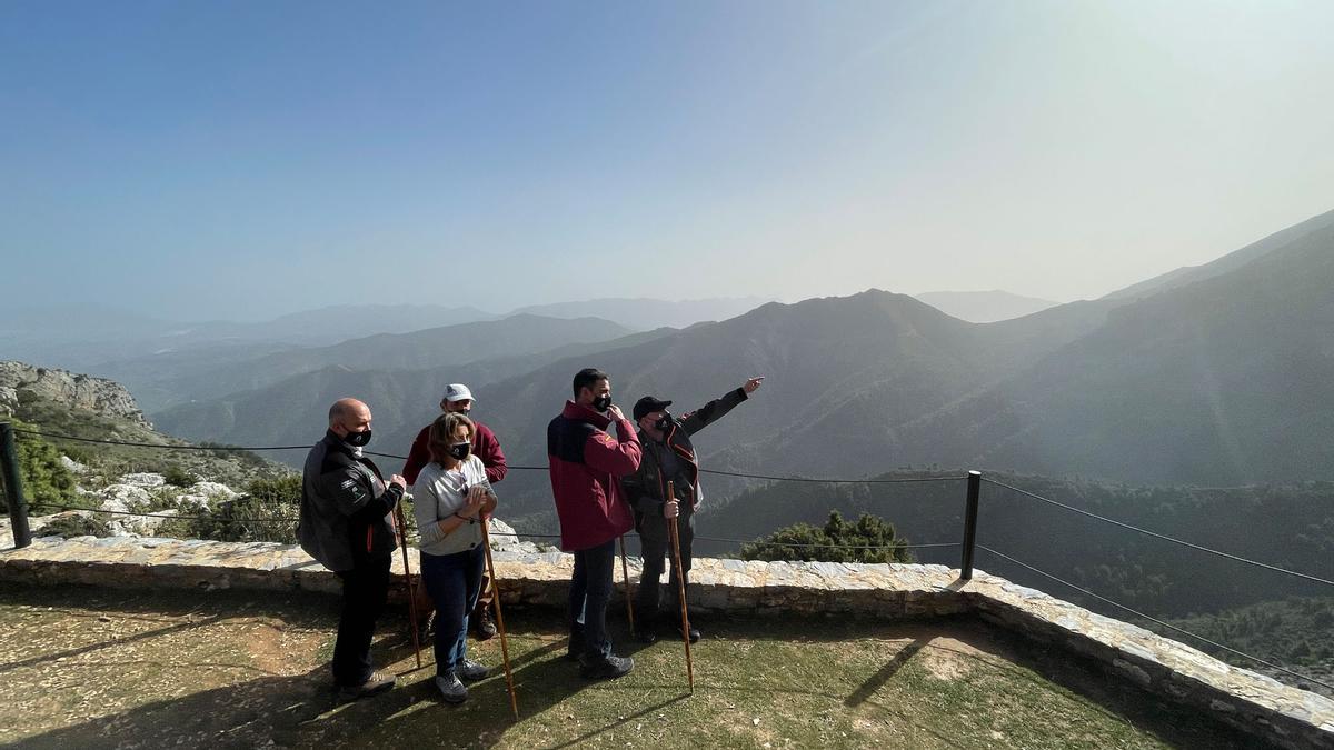 El presidente Sánchez visita la Sierra de las Nieves