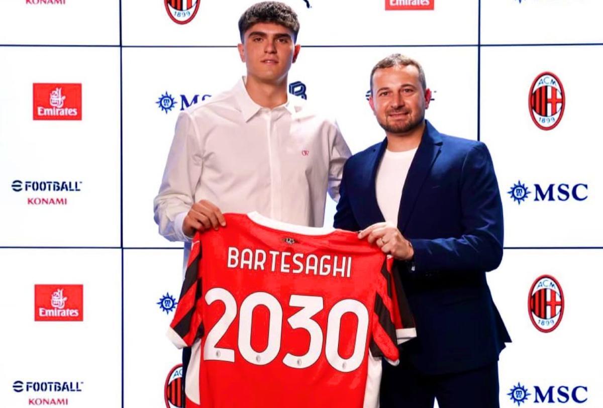 Bartesaghi renueva con el AC Milan hasta 2030