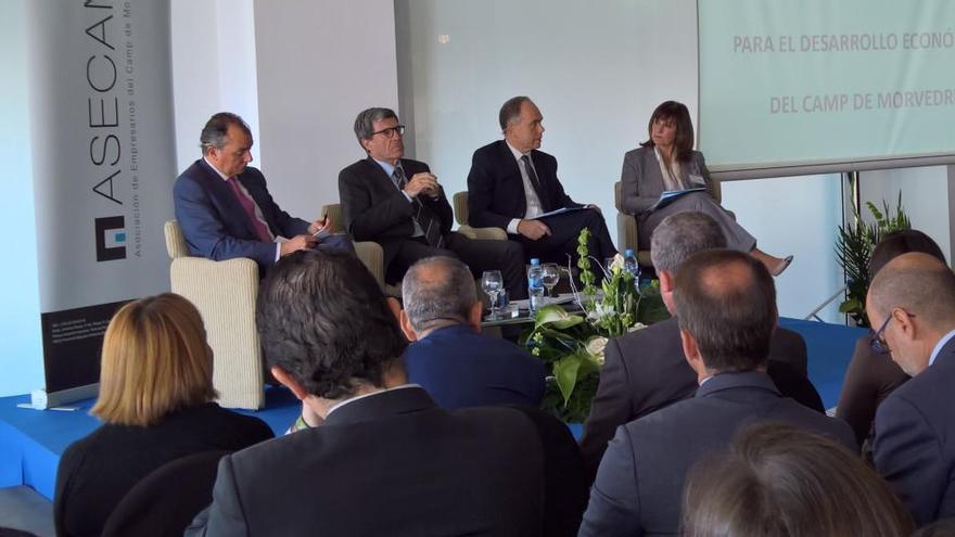 Un momento de la jornada empresarial celebrada en Sagunt.