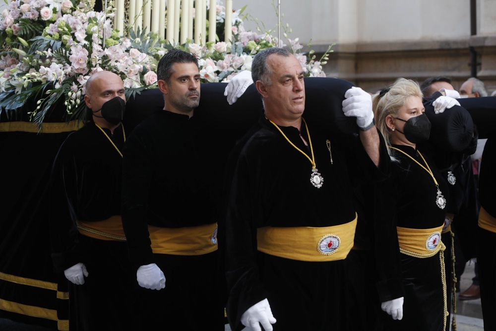 Procesión de Viernes Santo en el Port de Sagunt.