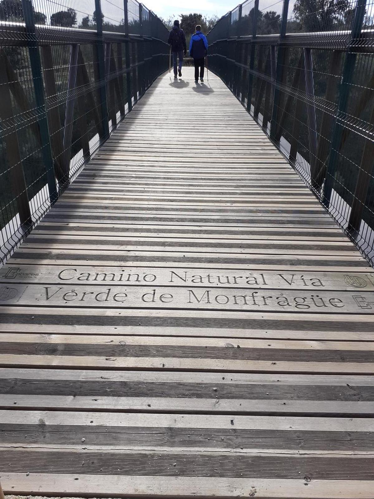 Tramo de la Vía Verde de Monfragüe