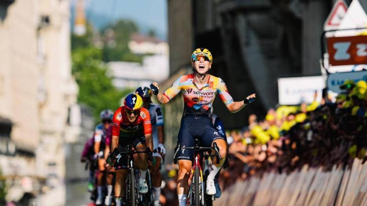 Paula Blasi supera las adversidades y se viste de blanco en el Tour