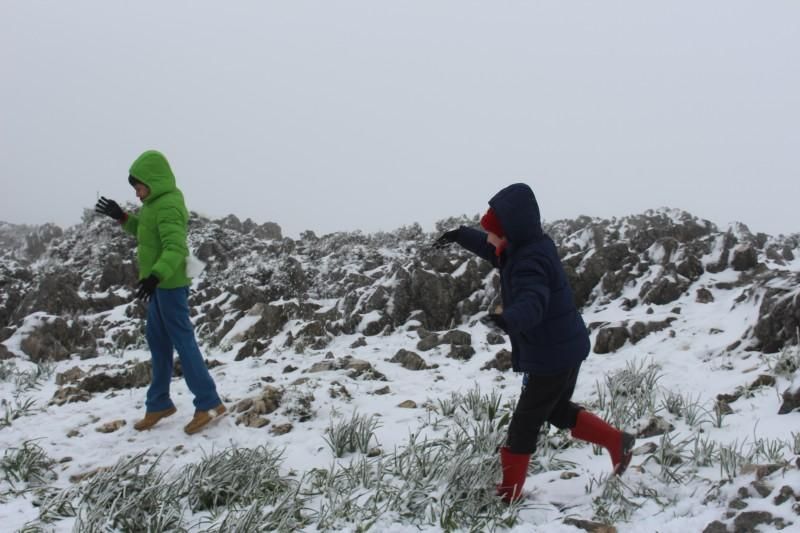 Nieve en la provincia de Córdoba