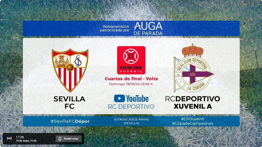 EN DIRECTO: Sevilla - Deportivo Juvenil