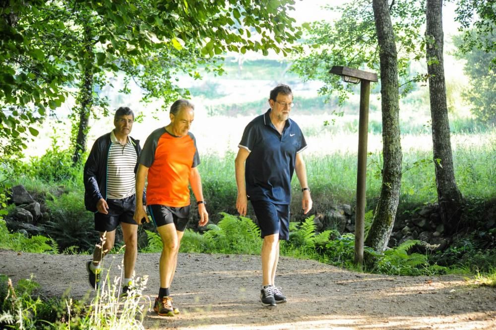 Rajoy en la Ruta da Pedra e da Auga