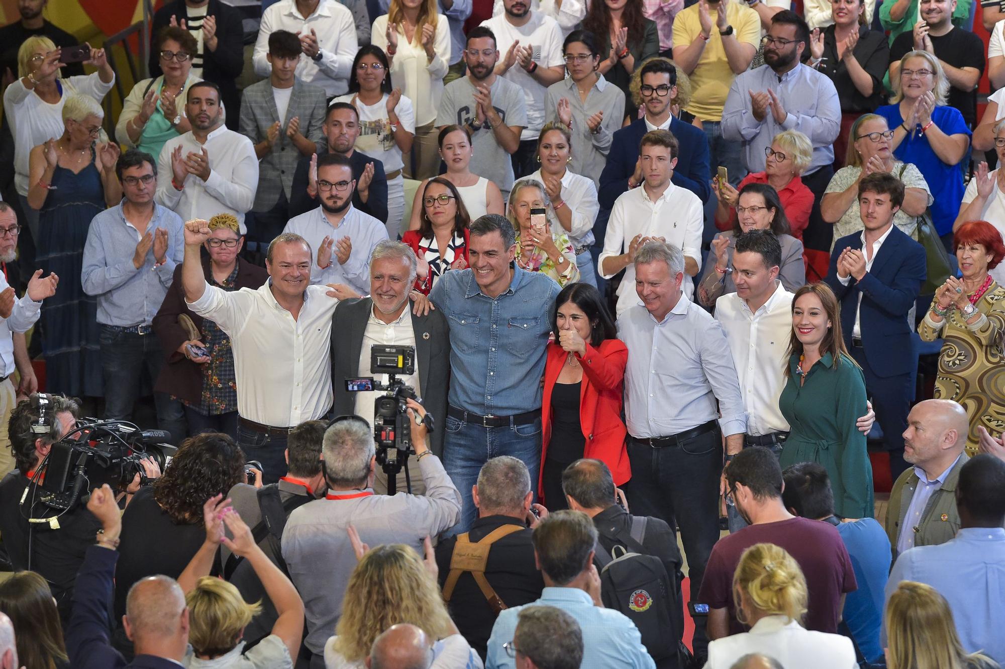 Mitin de Pedro Sánchez en Gran Canaria