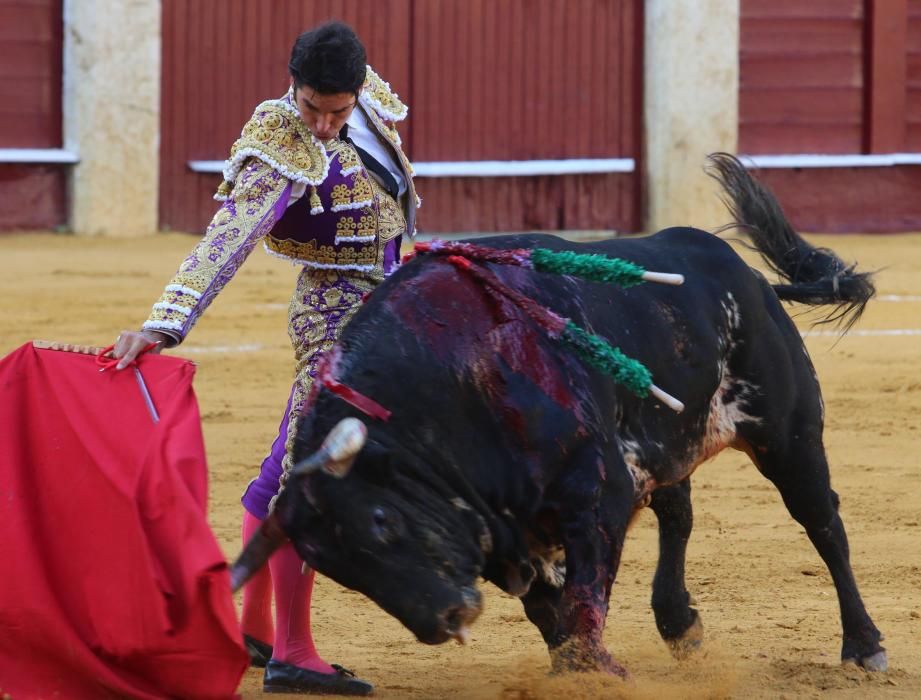 El mal juego de las reses de Domecq condicionó una corrida en la que sólo destacó Ginés Marín y en la que los hermanos Rivera Ordóñez tuvieron una actuación discreta