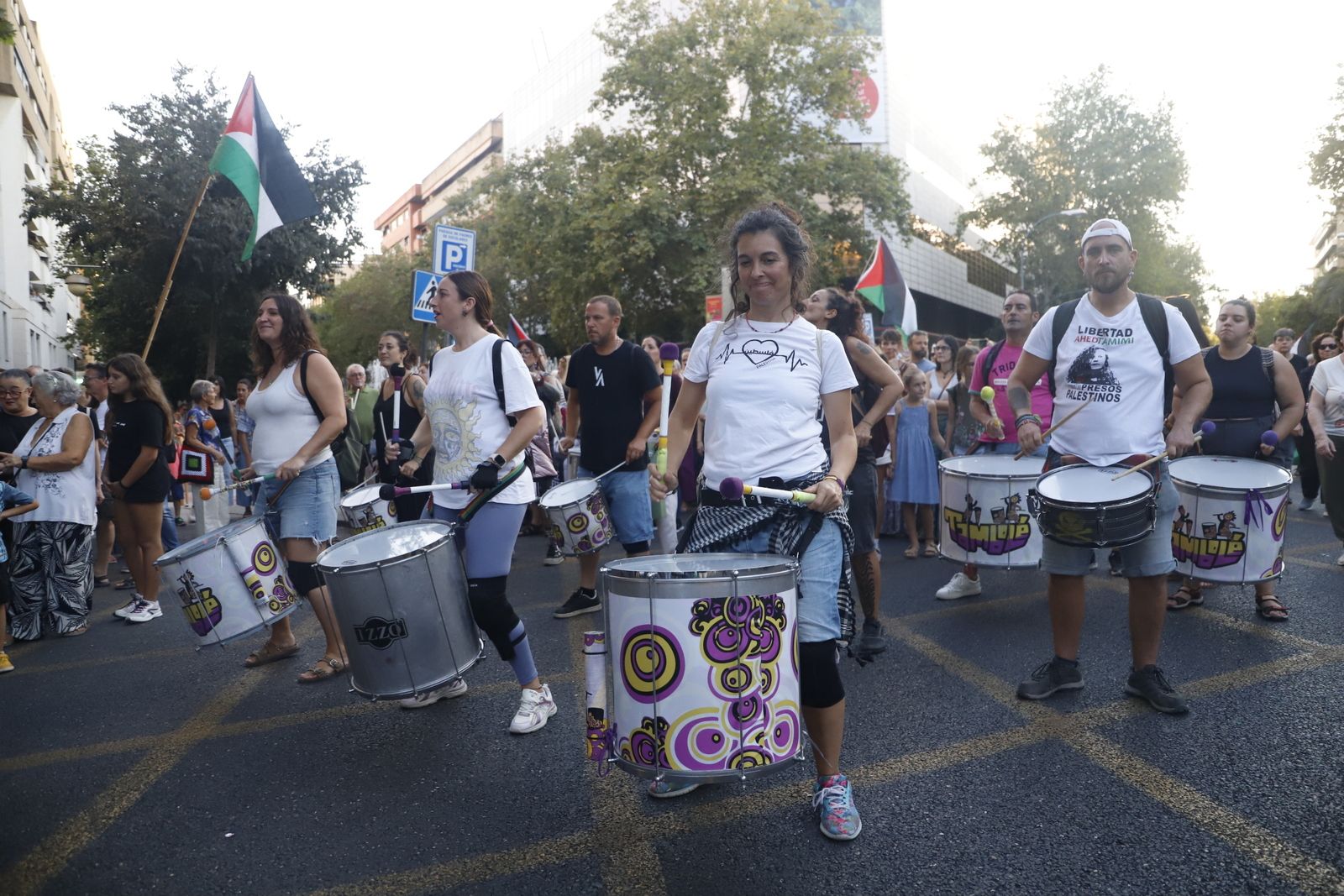 La manifestación por Palestina, en imágenes